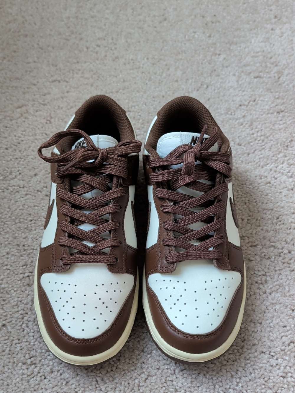 Nike Dunk Low Women's Brown and White